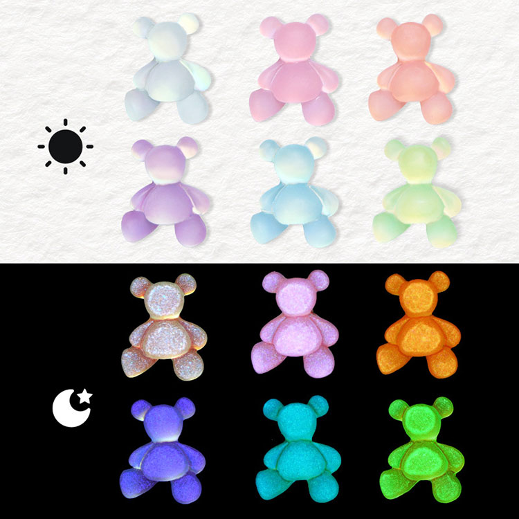 네일아트를 위한 귀여운 곰 네일 보석